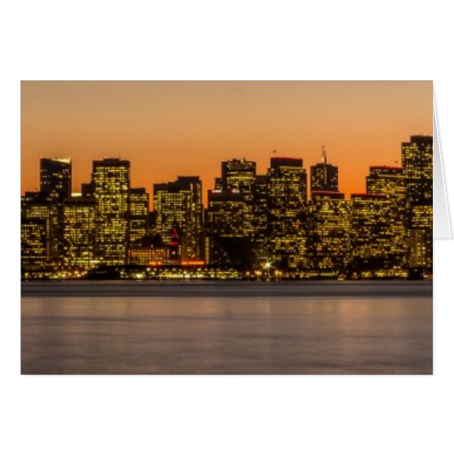 Beau coucher de soleil à San Francisco (Devant horizontal)