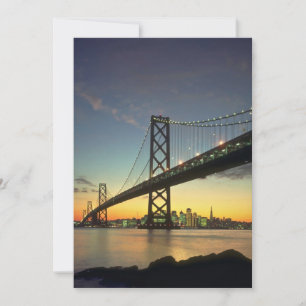 Beau coucher de soleil : Bay Bridge, San Francisco