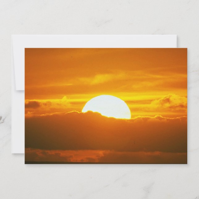Beau coucher de soleil : Moorea, col de récif exté (Devant)