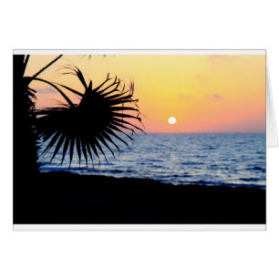 BEAU COUCHER DU SOLEIL DE PLAGE