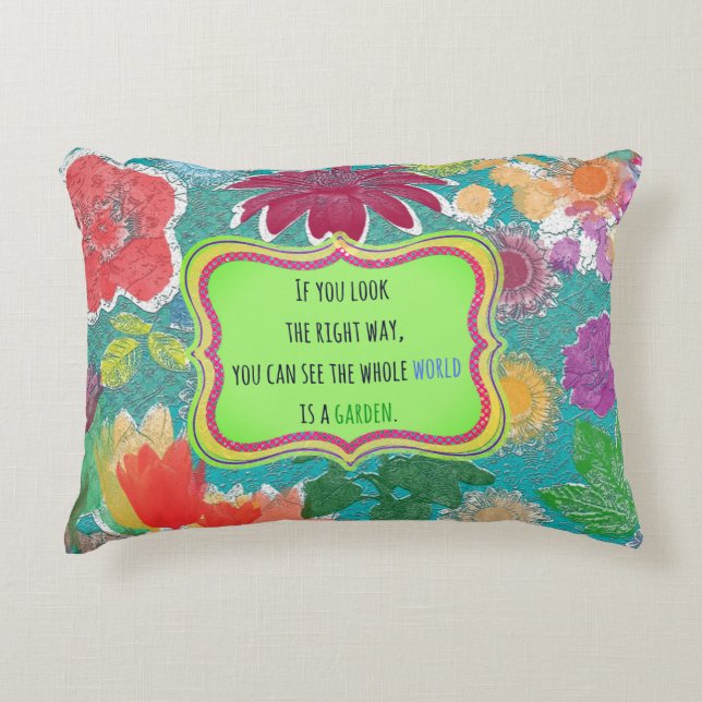 Beau Coussin Floral (Devant)