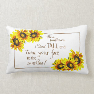 Beau Coussin Inspirational Sunflower Lumbar