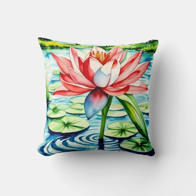 Beau coussin Lily Flower (Recto)
