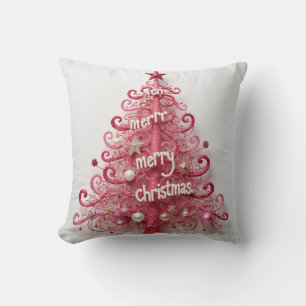 Beau coussin motif de flocon de neige