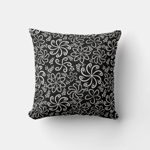 Beau Coussin noir et blanc