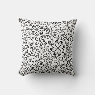 Beau Coussin noir et blanc