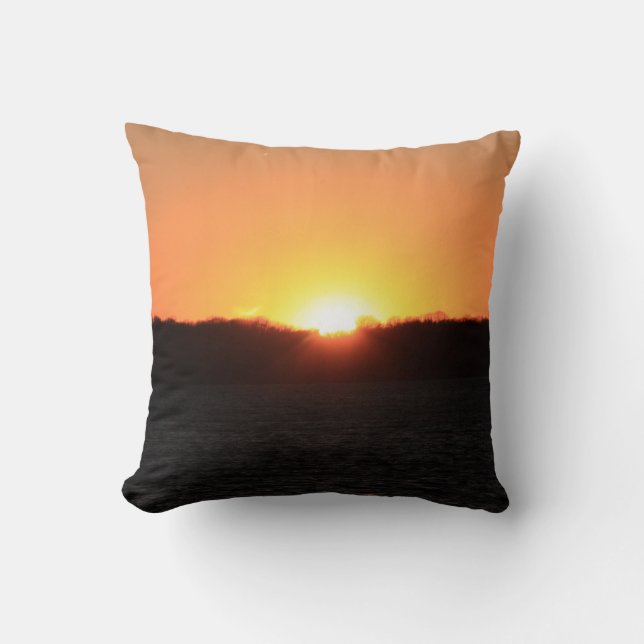 Beau Coussin Sunrise de Bay (Recto)