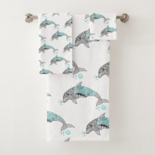 Beau dauphin aquatique