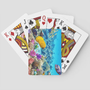Beau Deck de Cartes à Jouer de Poisson