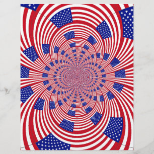 Beau drapeau américain Extraordinaire Kaleidoscope