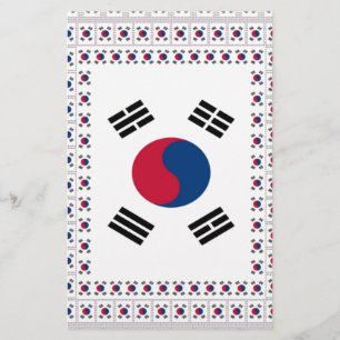 Beau Drapeau Diagonal Coréen : Un Art Infini
