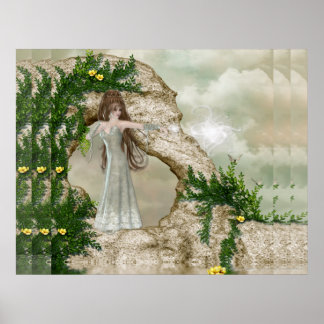 Beau Elven Magic Imaginaire Poster Imprimer