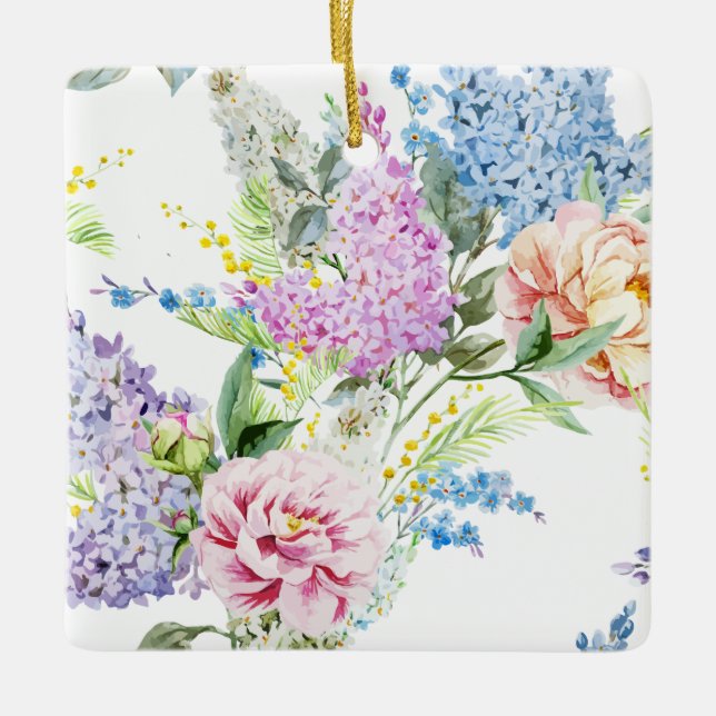 Beau et élégant ornement peint à la main de | (Devant)