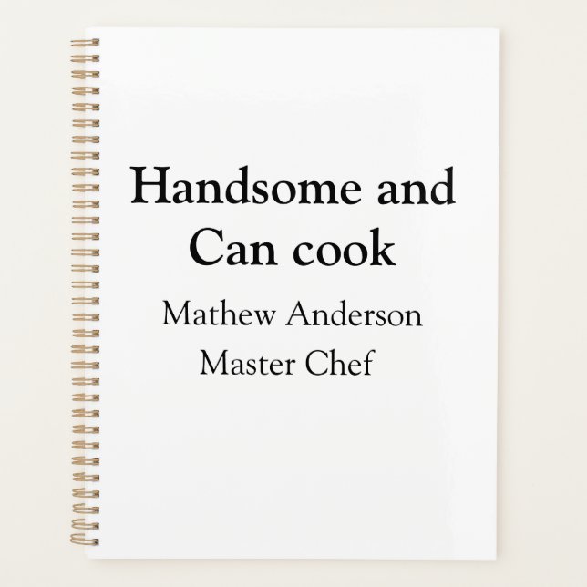 Beau et peut cuisiner ajouter nom master chef date (Devant)