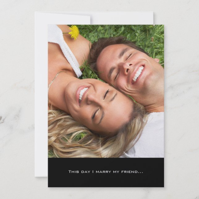 Beau Faire-part de mariage de tournesol élégant (Devant)