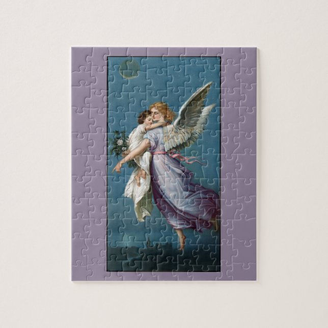 Beau Gardien Ange Peinture Jigsaw Puzzle (Vertical)