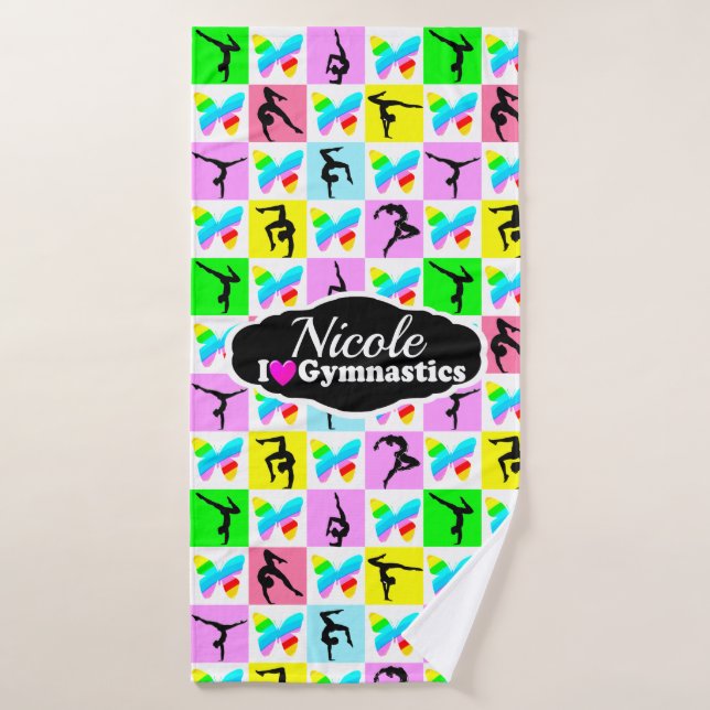 BEAU GYMNASTIQUE BUTTERFLY DESIGN (Serviette de bain)