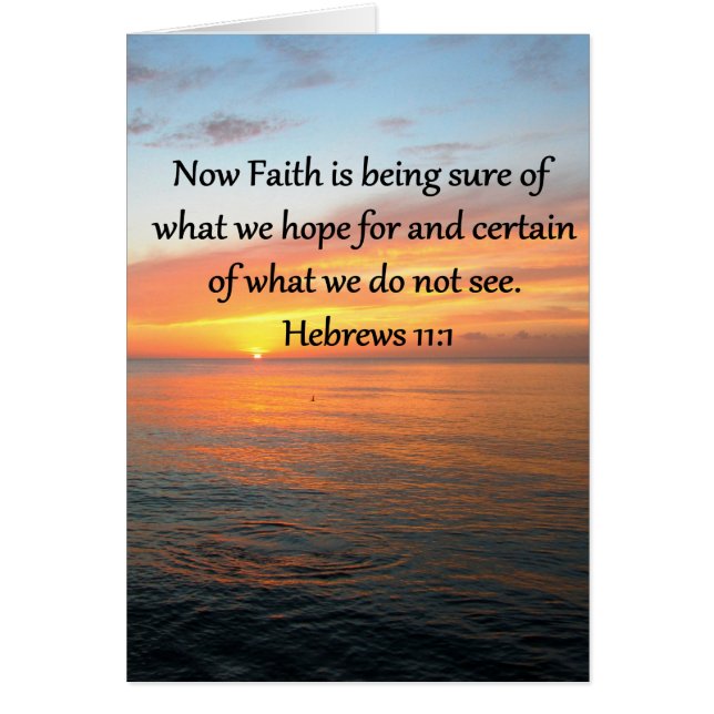 BEAU HÉBREWS 11:1 DESIGN DE LEVER (Devant)