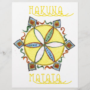 Beau Inspirationnel Star Floral Vector Motif