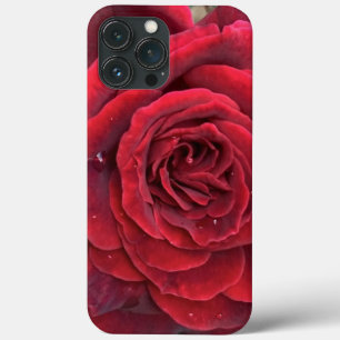 Beau iphone rose rouge 13 Pro Max coque