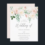 Beau Jardin Bleu Mariage Budget Invitation<br><div class="desc">Beau Jardin de Blush Mariage Budget Invitation Budget Faire-part de mariage Voir les articles correspondants,  y compris l'invitation numérique et les invitations imprimées</div>