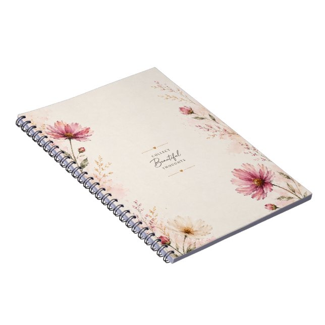 Beau Journal Floral à Feuilles Mobiles |  (Côté Droit)