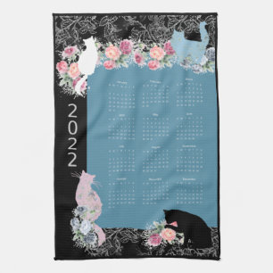 Beau Kitty Rose Garden 2022 Calendrier Serviette