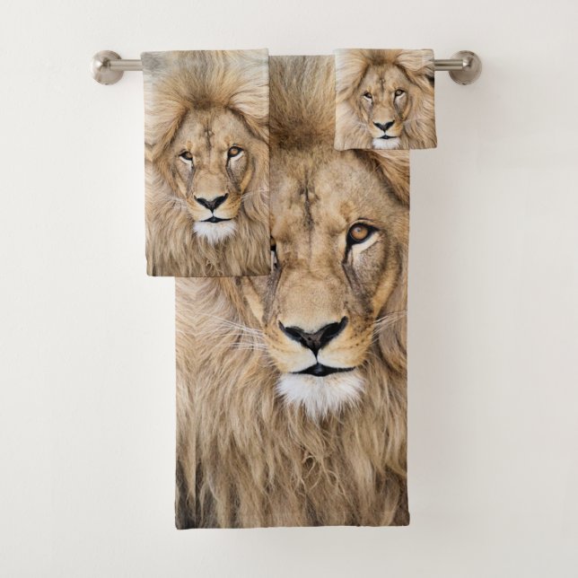 Beau Lion sauvage (En situation)