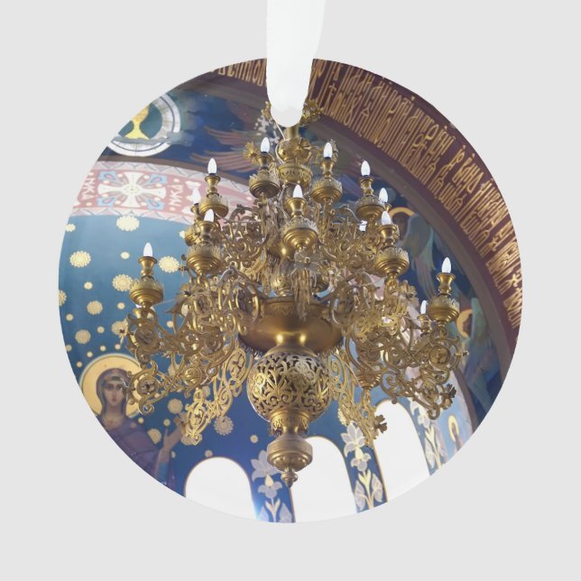 Beau lustre dans la Cathédrale (devant)