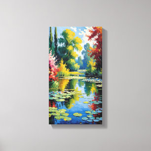 Beau marais toile d'été Mur Art