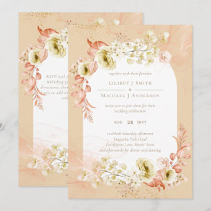 Beau Mariage Floral Terracotta