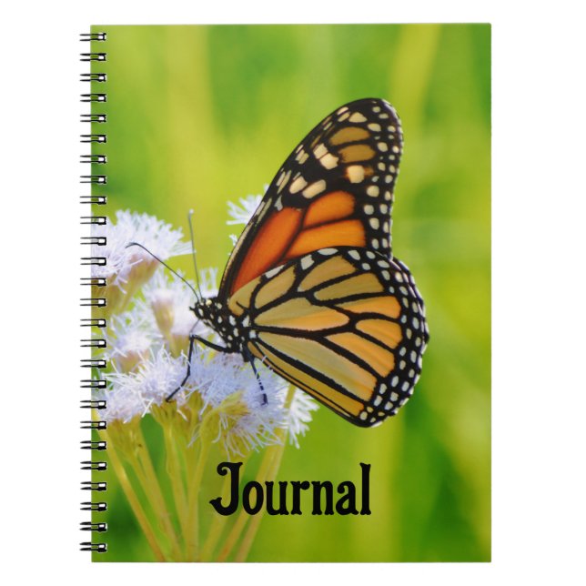 Beau Monarch Butterfly Journal Carnet (Devant)