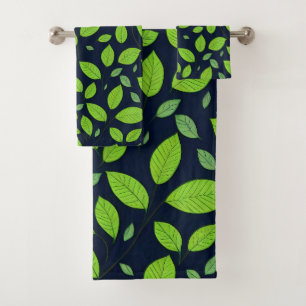 Beau motif feuille verte