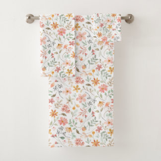 Beau motif floral de pêche