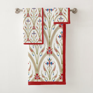 Beau motif floral victorien baroque victorien