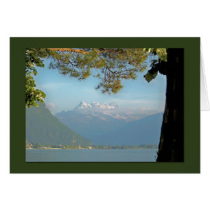 Beau Mountain View des Alpes suisses