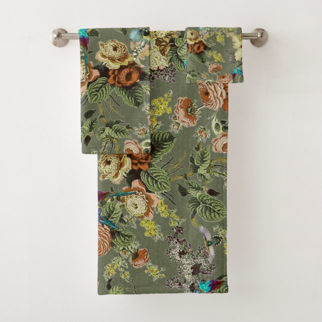 Beau oiseau exotique, arrière - plan vert marécage (En situation)