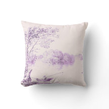 Beau Oreiller à jet de la rivière Illinois