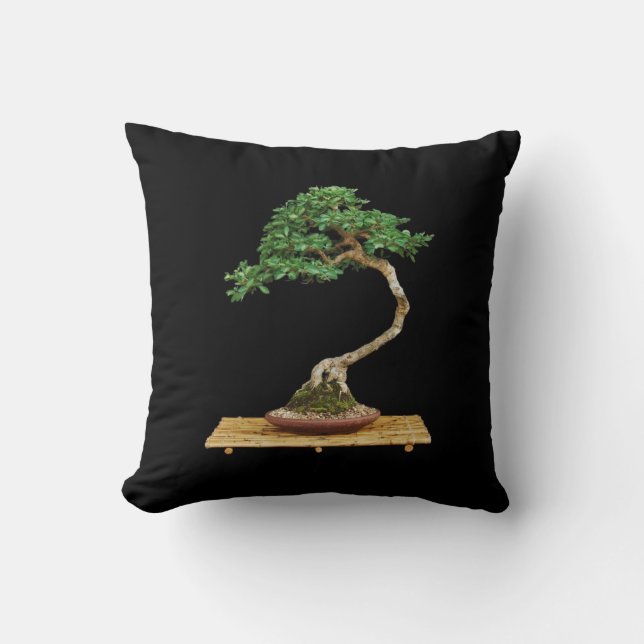 Beau Oreiller à lancer Bonsai Tree (Recto)