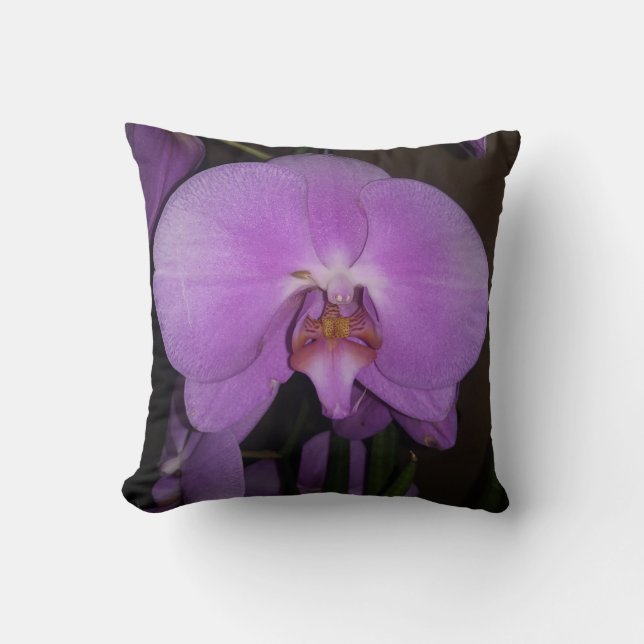 Beau Oreiller Jeu d'Orchidée (Recto)