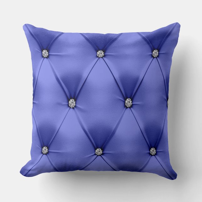 Beau Oreiller Truffé Diamant Bleu (Recto)