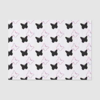 BEAU PAPIER DE SOIE DE SOIE DE PAPILLONS