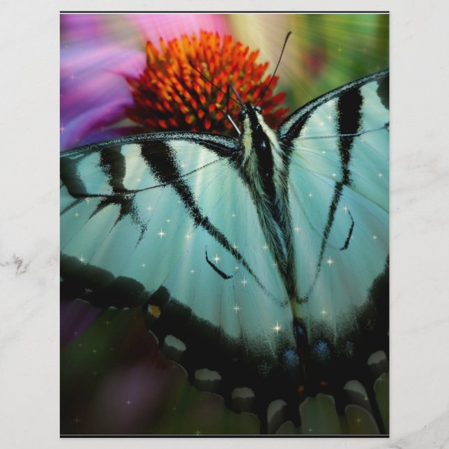 Beau papillon Turquoise Swallowtail (Devant)