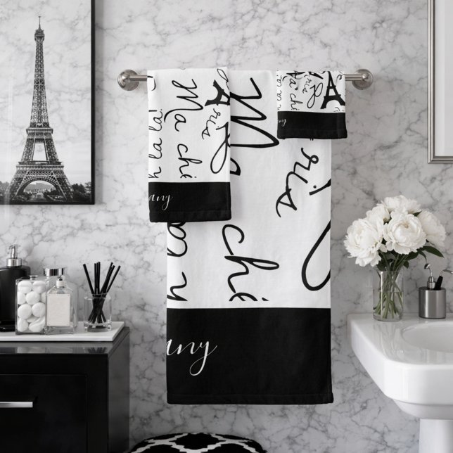 Beau Paris en noir et blanc (Créateur téléchargé)