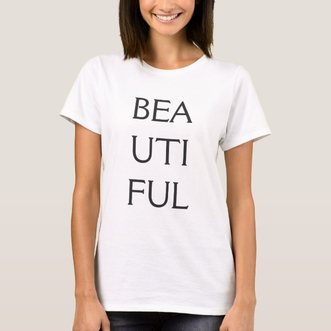 Beau, personnalisable T-shirt avec la conception (Devant)