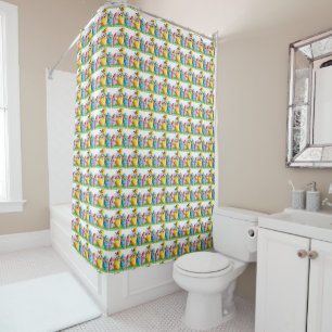 **BEAU PETIT OEUFS DE PÂQUES** RIDEAU DE DOUCHE