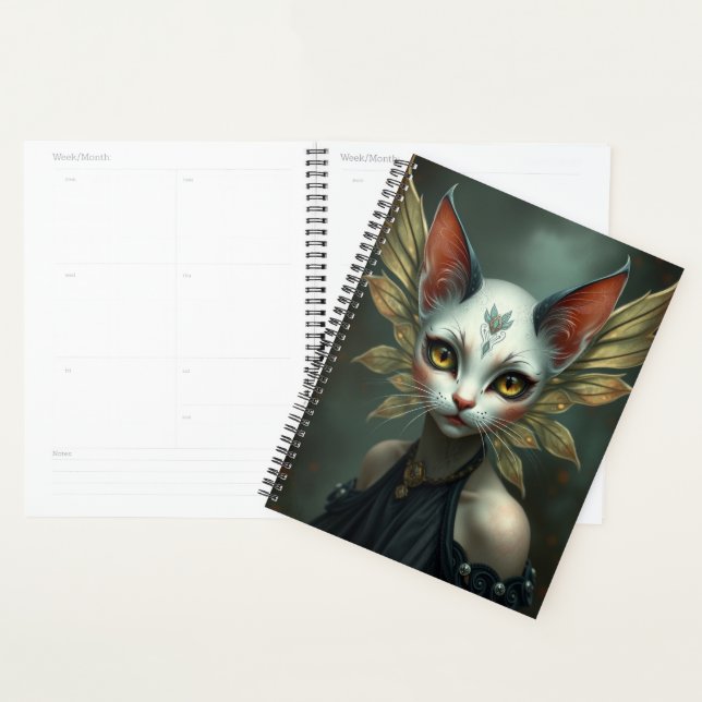 Beau portrait de fée de chats (Devant avec enveloppe)