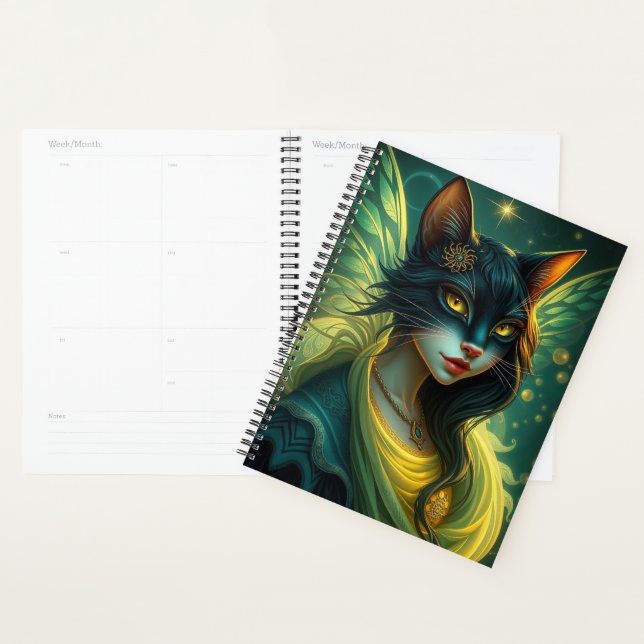Beau portrait de fée de chats (Devant avec enveloppe)