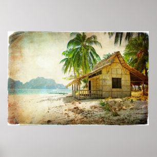 Beau Poster vintage 36" x 24", Papier (Matte)