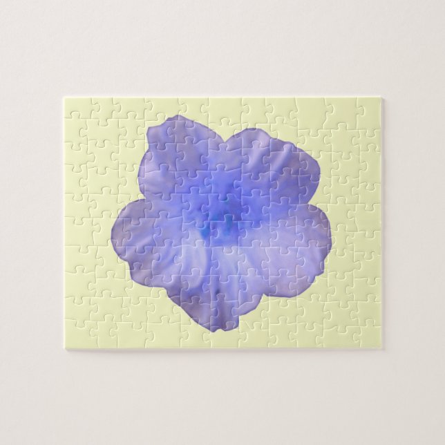 Beau Puzzle bleu Nasturtium (Horizontal)